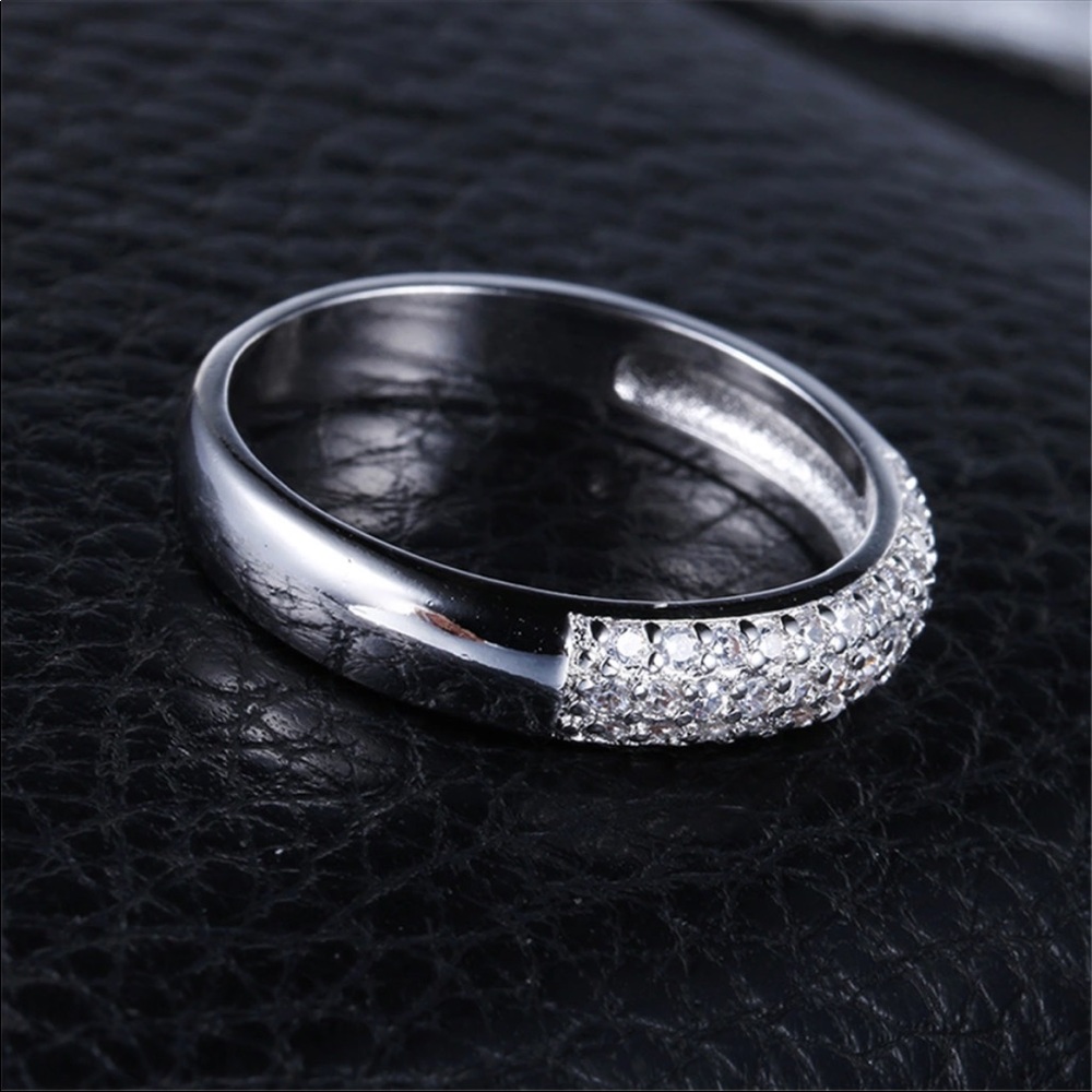 luxury full aaa zircon rings for women 925 - Picture 5 of 8